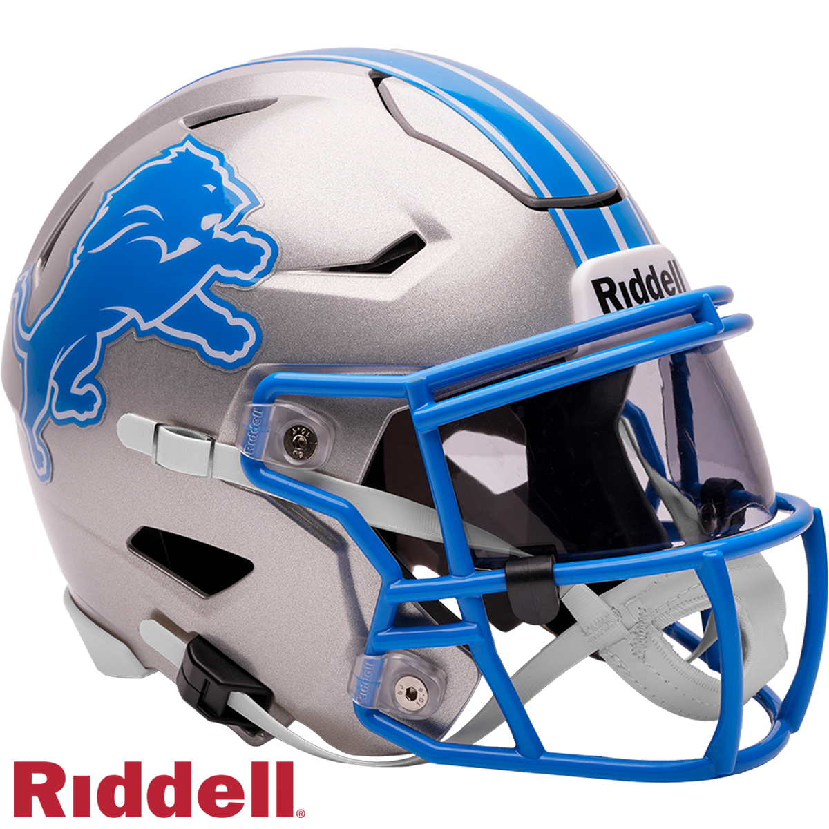Detroit Lions Riddell Speed Flex Mid-Size Helmet product image 1, provided for visual reference and product detail review
