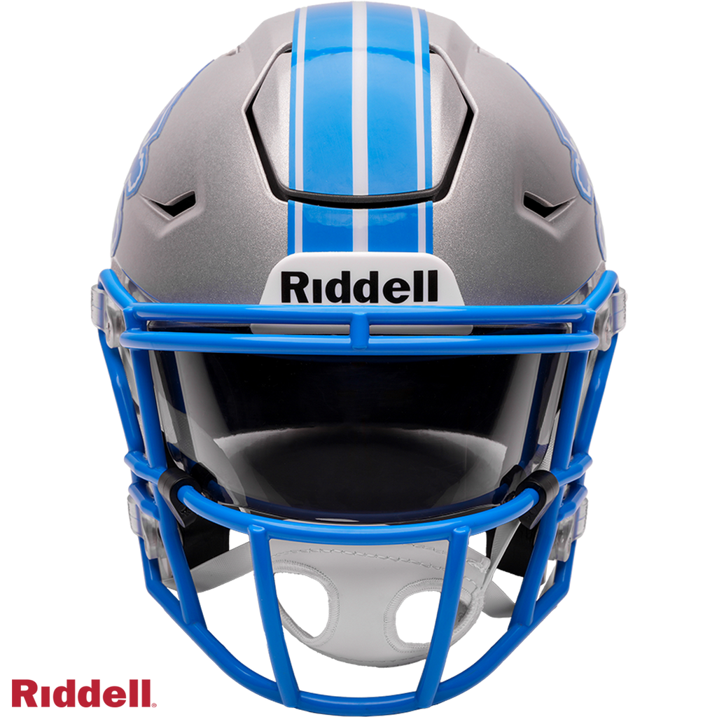Detroit Lions Riddell Speed Flex Mid-Size Helmet product image 2, provided for visual reference and product detail review
