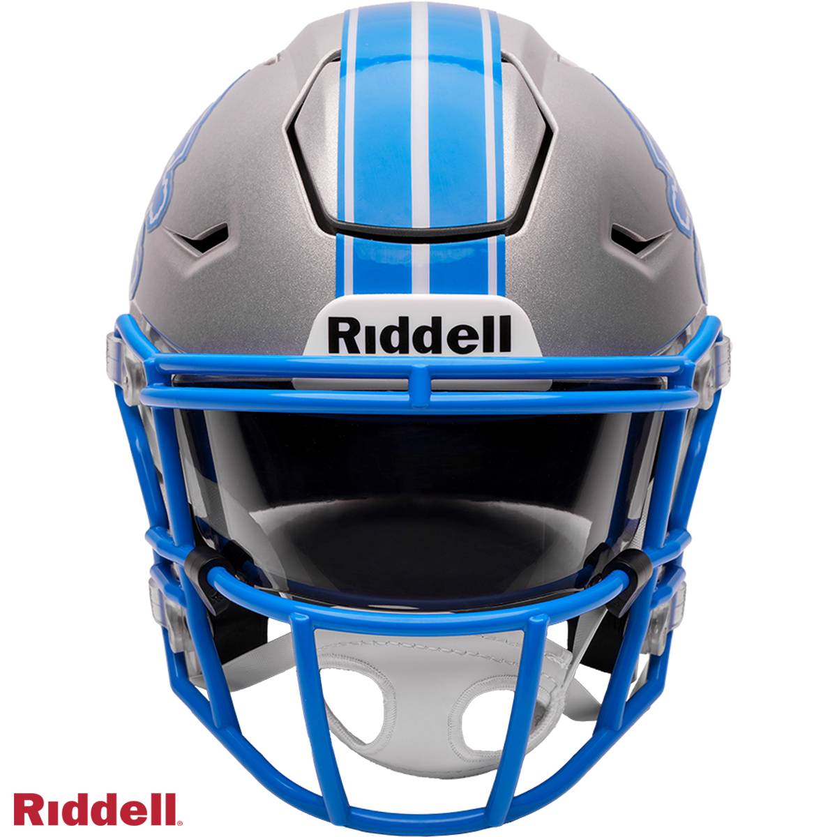 Detroit Lions Riddell Speed Flex Mid-Size Helmet product image 2, provided for visual reference and product detail review