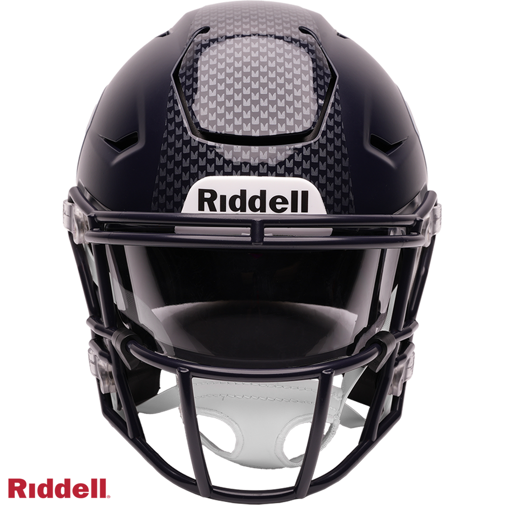 Seattle Seahawks Riddell Speed Flex Mid-Size Helmet product image 2, provided for visual reference and product detail review