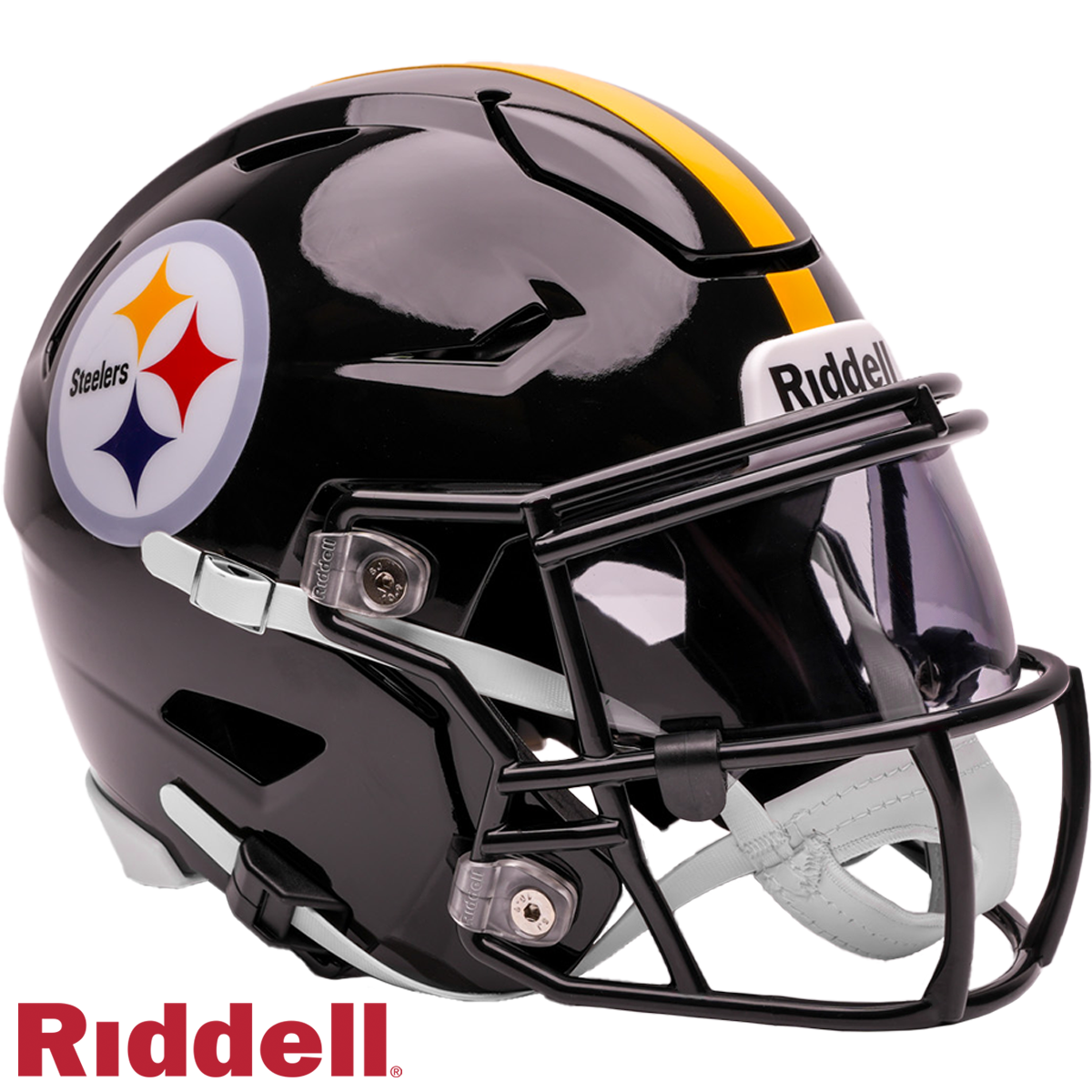Pittsburgh Steelers Riddell Speed Flex Mid-Size Helmet product image 1, provided for visual reference and product detail