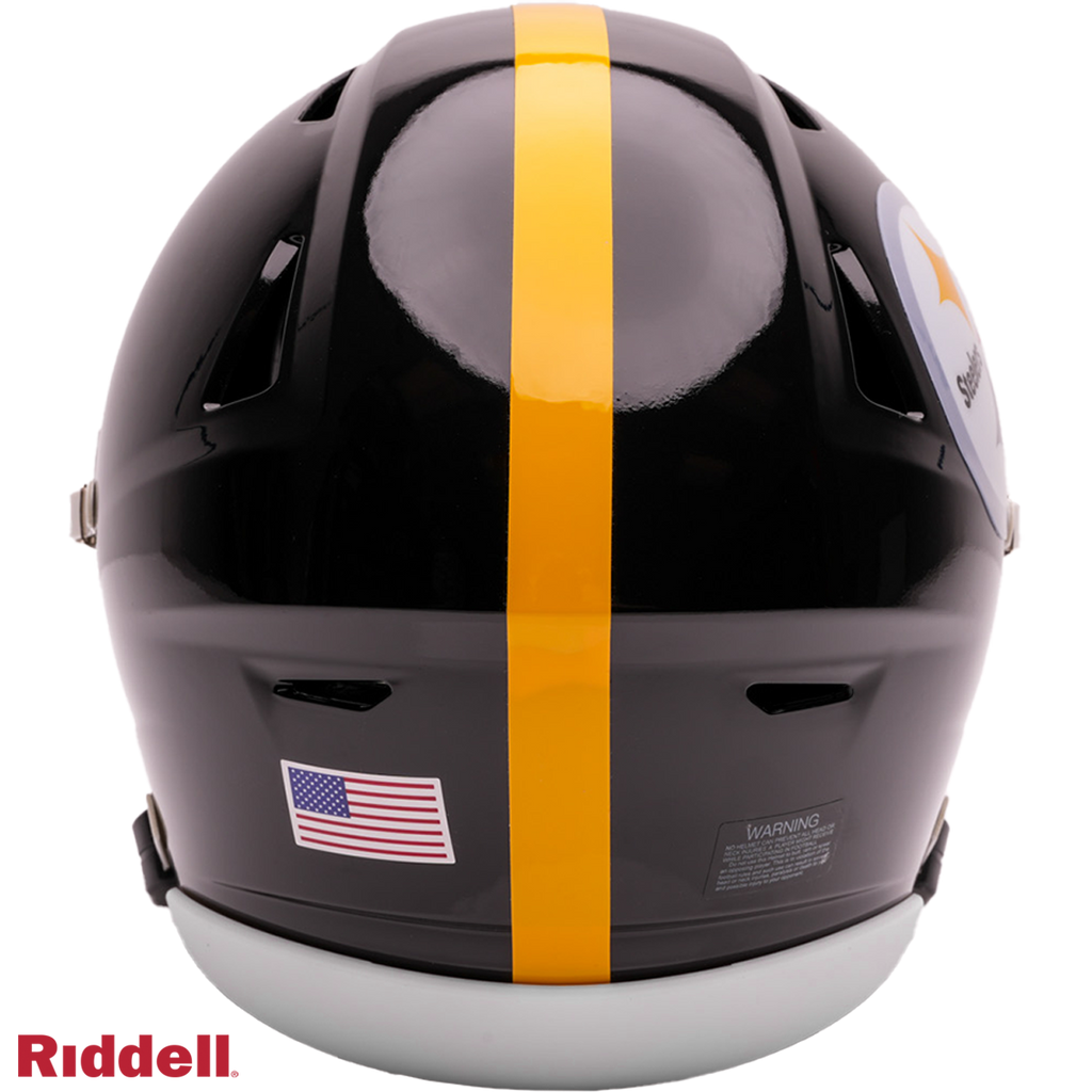 Pittsburgh Steelers Riddell Speed Flex Mid-Size Helmet product image 3, provided for visual reference and product detail