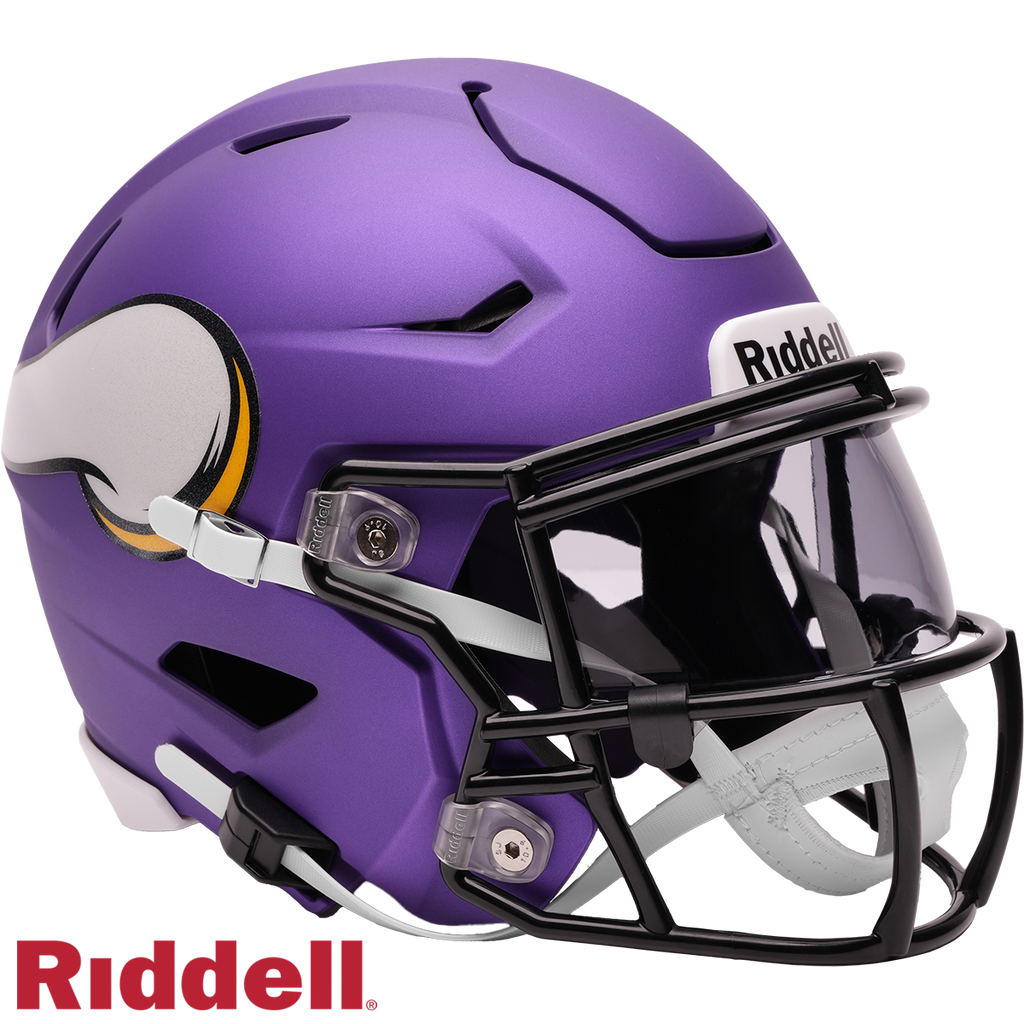 Minnesota Vikings Riddell Speed Flex Mid-Size Helmet product image 1, provided for visual reference and product detail review