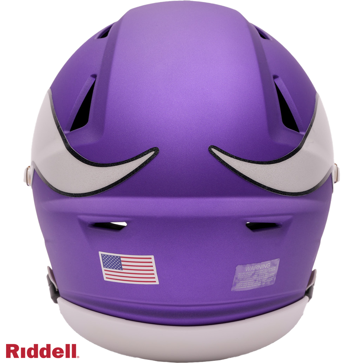 Minnesota Vikings Riddell Speed Flex Mid-Size Helmet product image 3, provided for visual reference and product detail review
