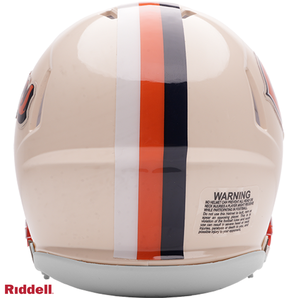Chicago Bears Retro Speed Mini Helmet product image 4, provided for visual reference and product detail review