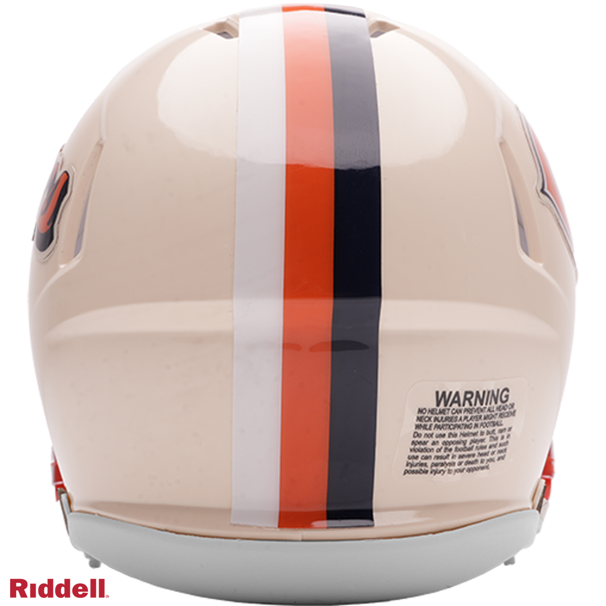 Chicago Bears Retro Speed Mini Helmet product image 4, provided for visual reference and product detail review