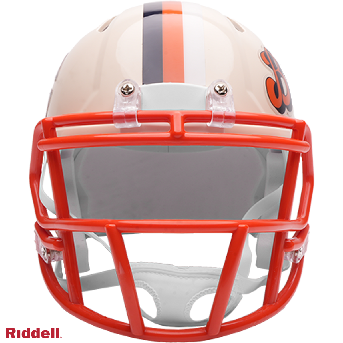 Chicago Bears Retro Speed Mini Helmet product image 2, provided for visual reference and product detail review