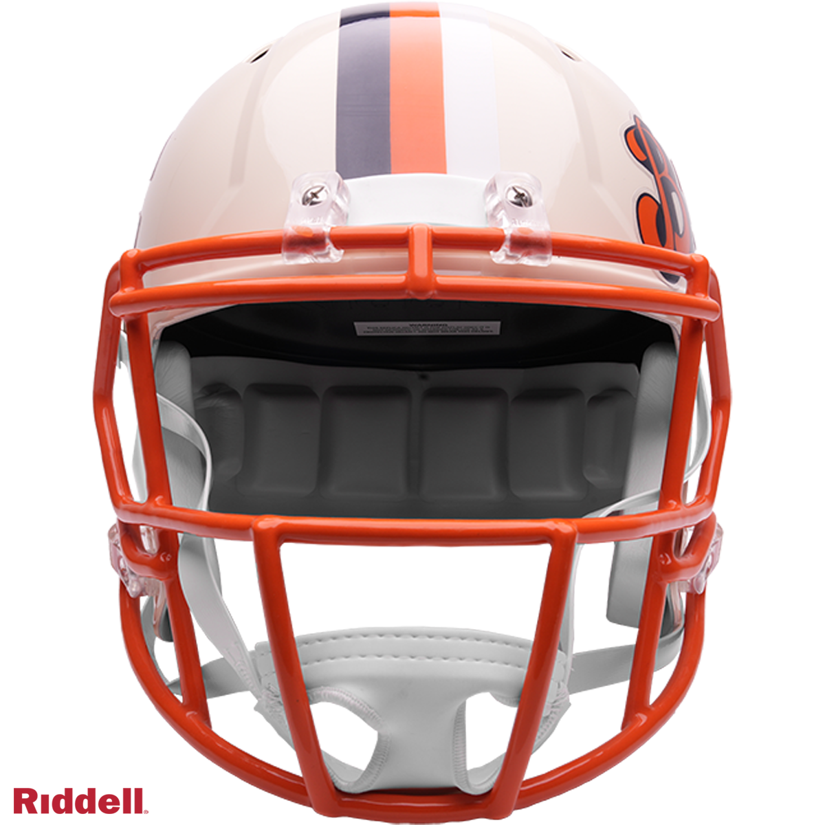Chicago Bears Retro Speed Replica Full Size Helmet product image 3, provided for visual reference and product detail review
