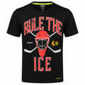 Chicago Blackhawks Youth Rule The Ice Performance T-Shirt product image 1, provided for visual reference and product detail