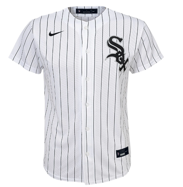 Child Chicago White Sox Nike White Home Replica Team Jersey product image 2, provided for visual reference and product