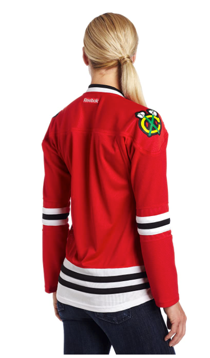 Chicago Blackhawks Premier Home Reebok Jersey for Women product image 3, provided for visual reference and product detail