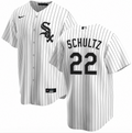 NIKE Men Noah Schultz Chicago White Sox White Home Replica Jersey With Premium Twill Lettering product image 1, provided for
