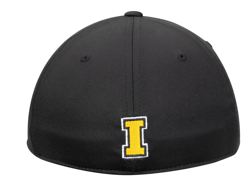 Iowa Hawkeyes Top of the World Rails One Fit Flex Hat product image 3, provided for visual reference and product detail