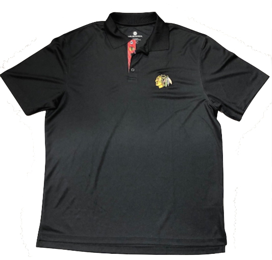 Chicago Blackhawks Skatelace Omaha Polo By Levelwear product image 1, provided for visual reference and product detail review