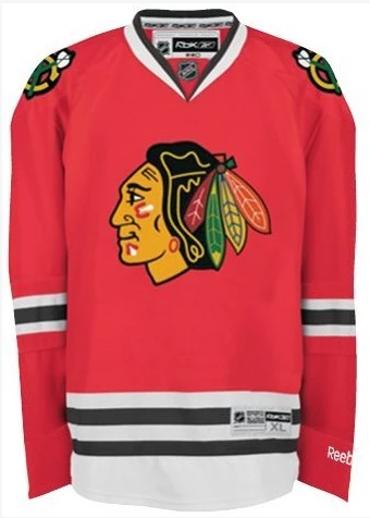 Youth Artemi Panarin Chicago Blackhawks Red Premier replica Jersey product image 2, provided for visual reference and
