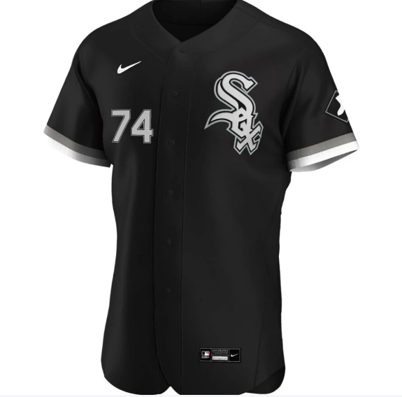 Chicago White Sox Eloy Jimenez Nike Black Alternate Authentic Player Jersey for Men product image 2, provided for visual