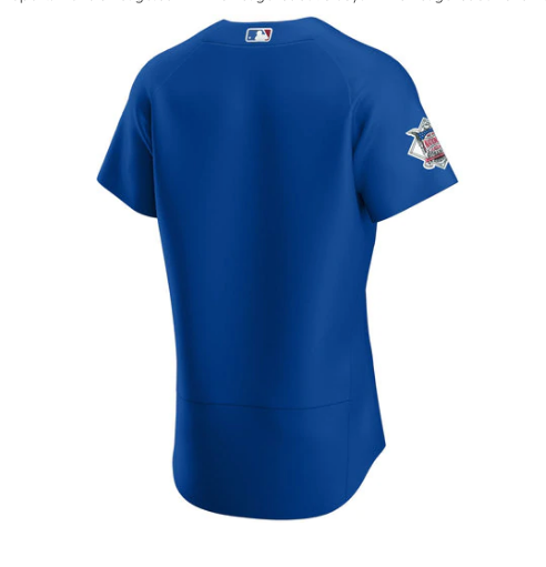 Chicago Cubs Royal Blue Authentic Alternate Jersey by Nike product image 3, provided for visual reference and product detail