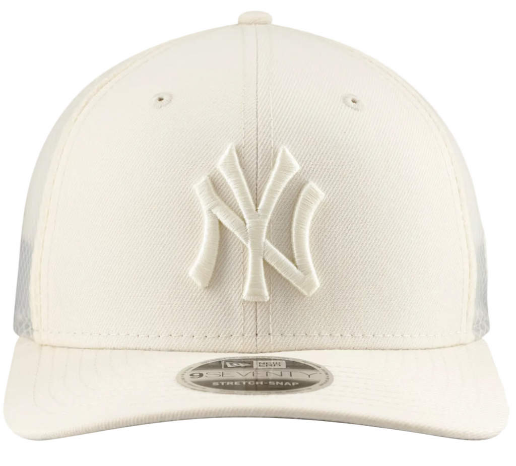 New York Yankees New Era Light Beige Color Pack 9SEVENTY Trucker Adjustable Hat for Men product image 2, provided for visual