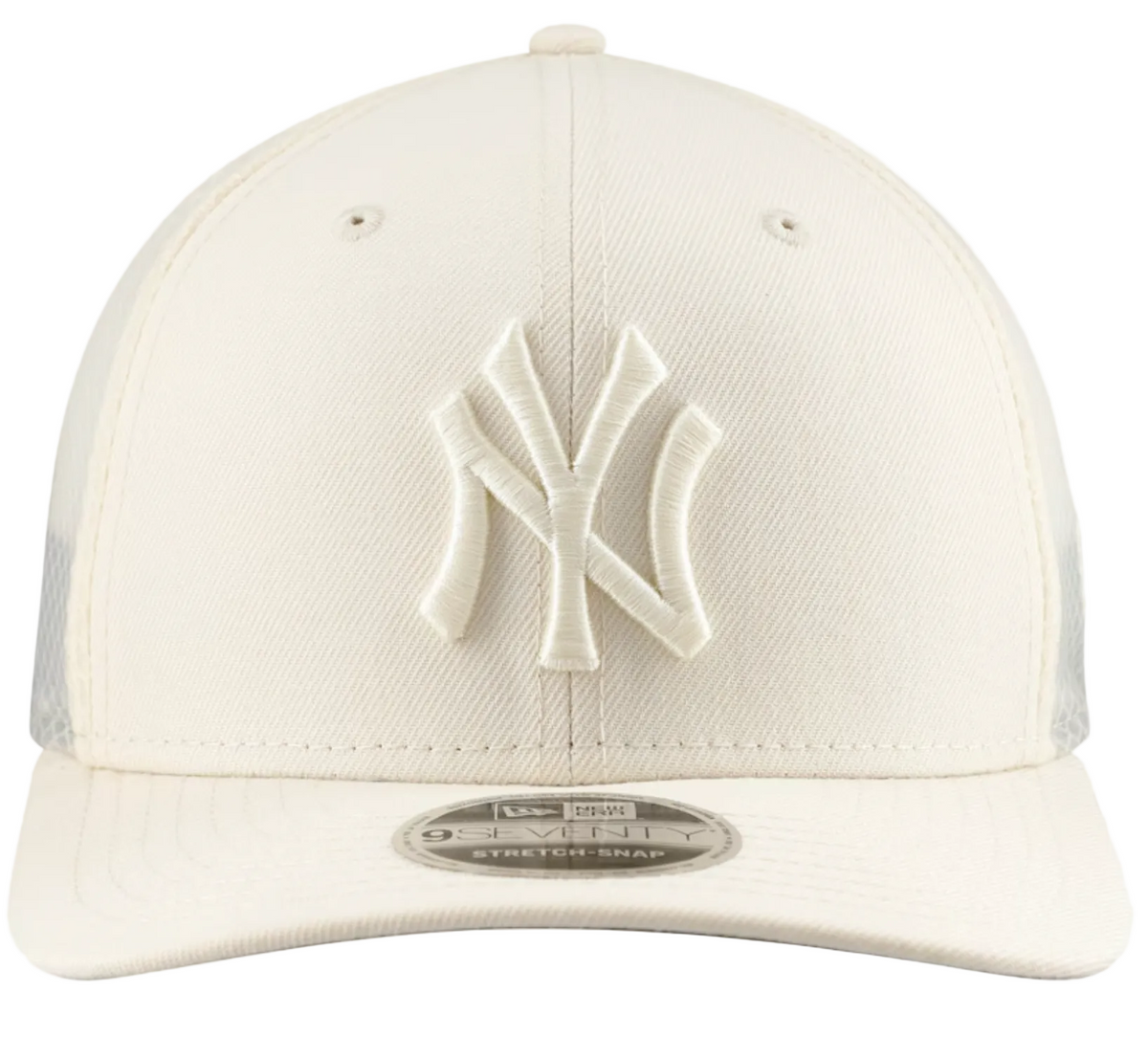 New York Yankees New Era Light Beige Color Pack 9SEVENTY Trucker Adjustable Hat for Men product image 2, provided for visual