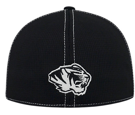 Missouri Tigers Two-Tone Dynamic Memory Fit Flex Fit Hat product image 2, provided for visual reference and product detail