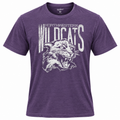 Tailgate Men Northwestern Wildcats Mascot Honors Purple T-Shirt product image 1, provided for visual reference and product