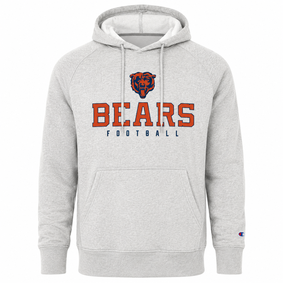 Chicago Bears Triumph TriBlend Fleece Hood - Pebblestone for Men product image 1, provided for visual reference and product