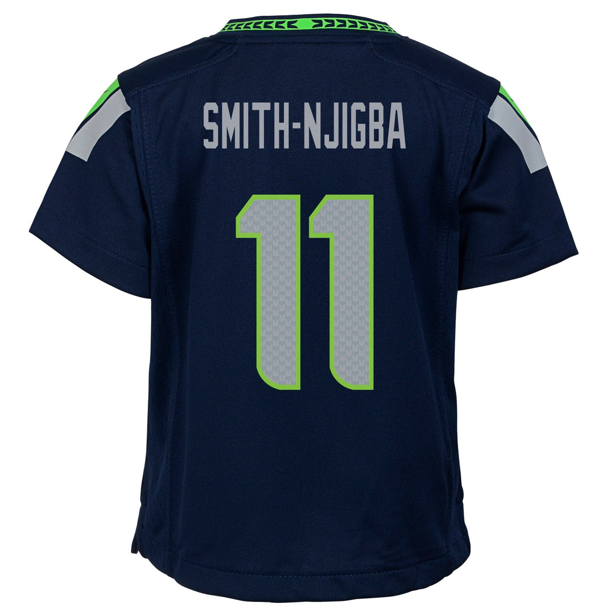 Kids Jaxon Smith-Njigba Seattle Seahawks Nike Navy Child Game Jersey product image 3, provided for visual reference and