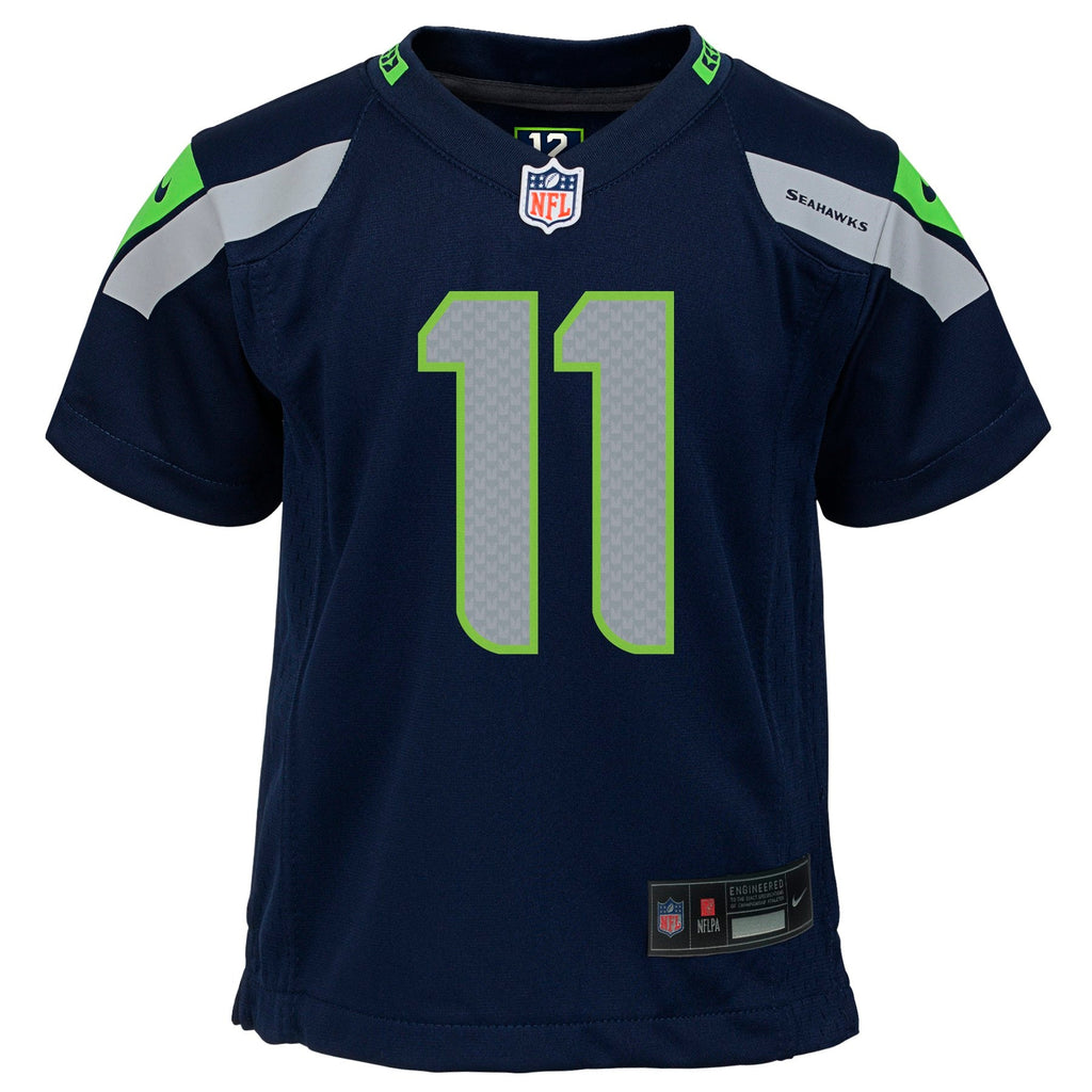 Kids Jaxon Smith-Njigba Seattle Seahawks Nike Navy Child Game Jersey product image 2, provided for visual reference and