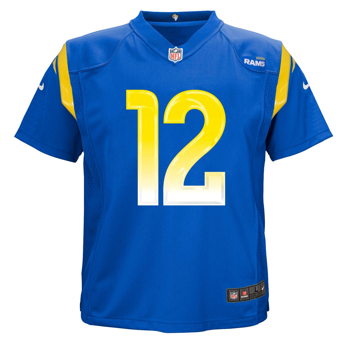 Kids Los Angeles Rams Puka Nacua Nike Royal Blue Child Game Jersey product image 2, provided for visual reference and