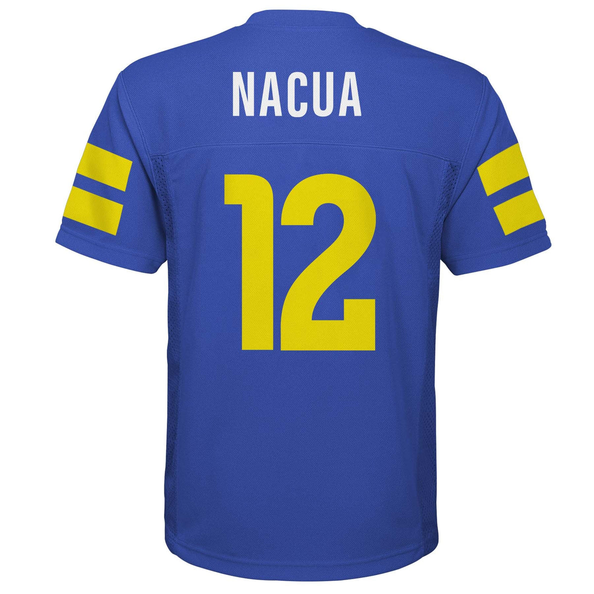 Youth Los Angeles Rams Puka Nacua Royal Blue Mid-Tier Player Jersey product image 3, provided for visual reference and