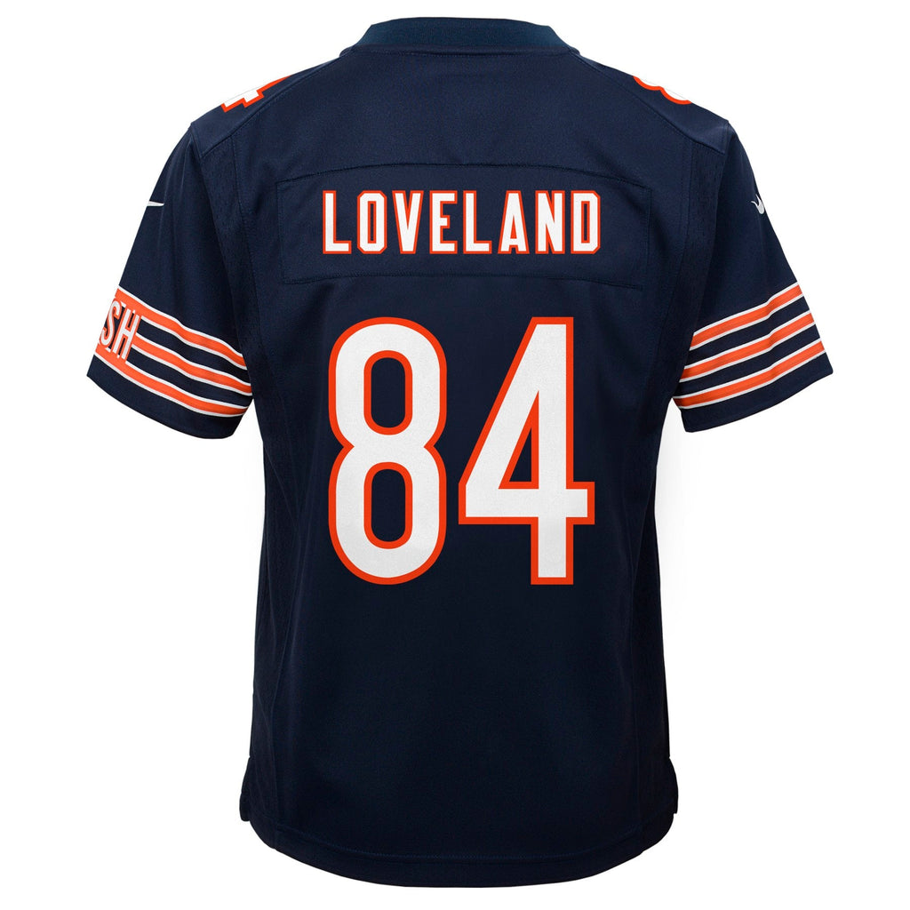 Preschool Colston Loveland Chicago Bears Navy Child Nike Game Jersey product image 3, provided for visual reference and