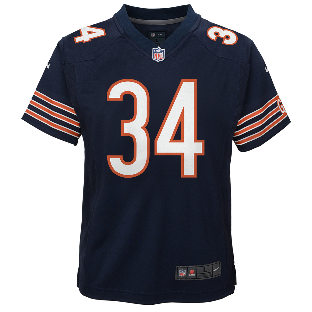 Youth Chicago Bears Walter Payton Nike Navy Game Jersey product image 3, provided for visual reference and product detail