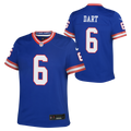 Youth Jaxon Dart New York Giants Alternate Red/Blue Nike Game Jersey product image 1, provided for visual reference and
