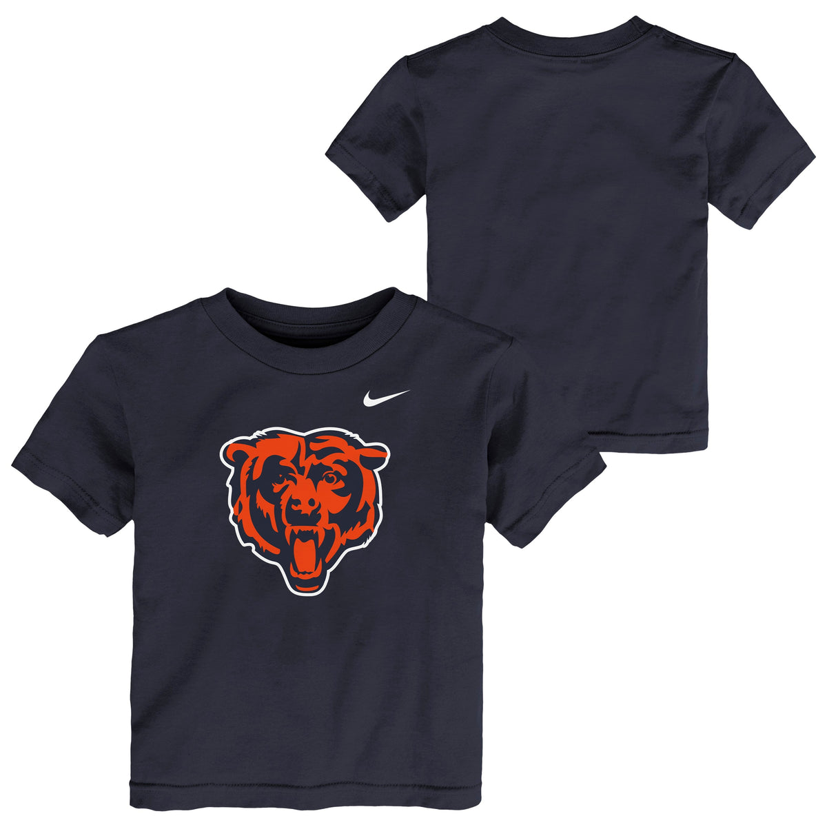 Toddler Chicago Bears Navy Nike Primary Logo T-Shirt product image 1, provided for visual reference and product detail review