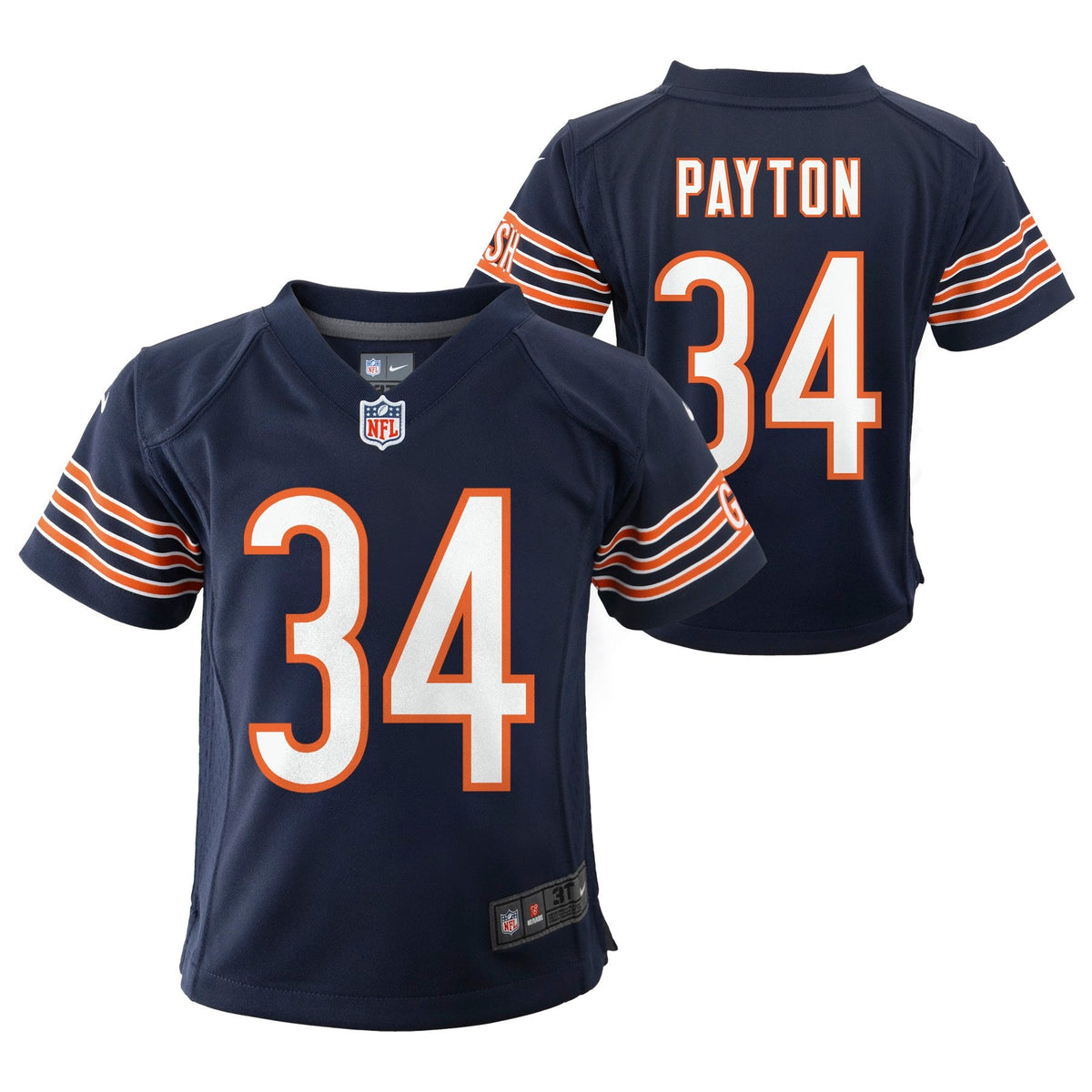 Toddler Walter Payton Chicago Bears Nike Game Jersey product image 1, provided for visual reference and product detail review
