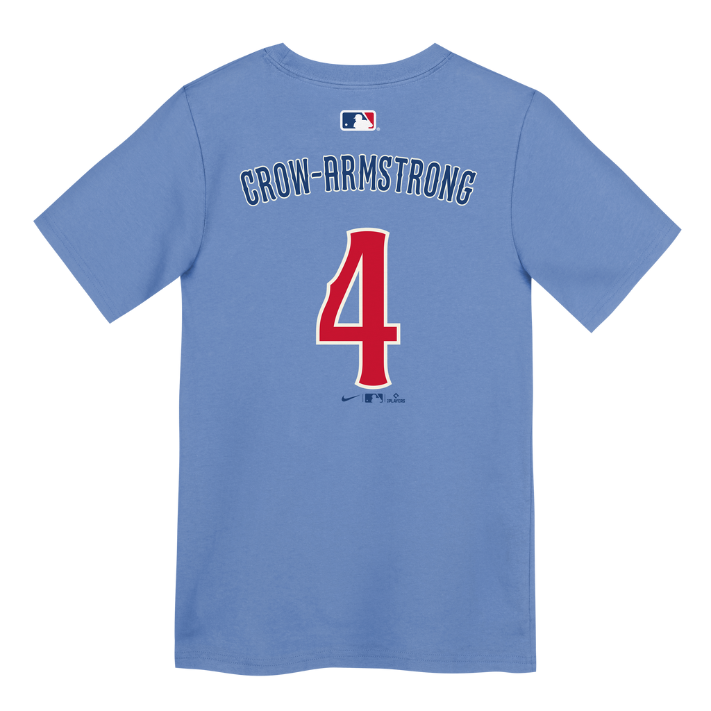 Toddler Chicago Cubs Pete Crow-Armstrong Blues 2nd Alternate Nike Name And Number T-Shirt-Batterman product image 2,