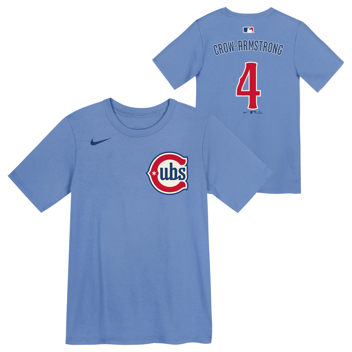 Toddler Chicago Cubs Pete Crow-Armstrong Blues 2nd Alternate Nike Name And Number T-Shirt-Batterman product image 1,