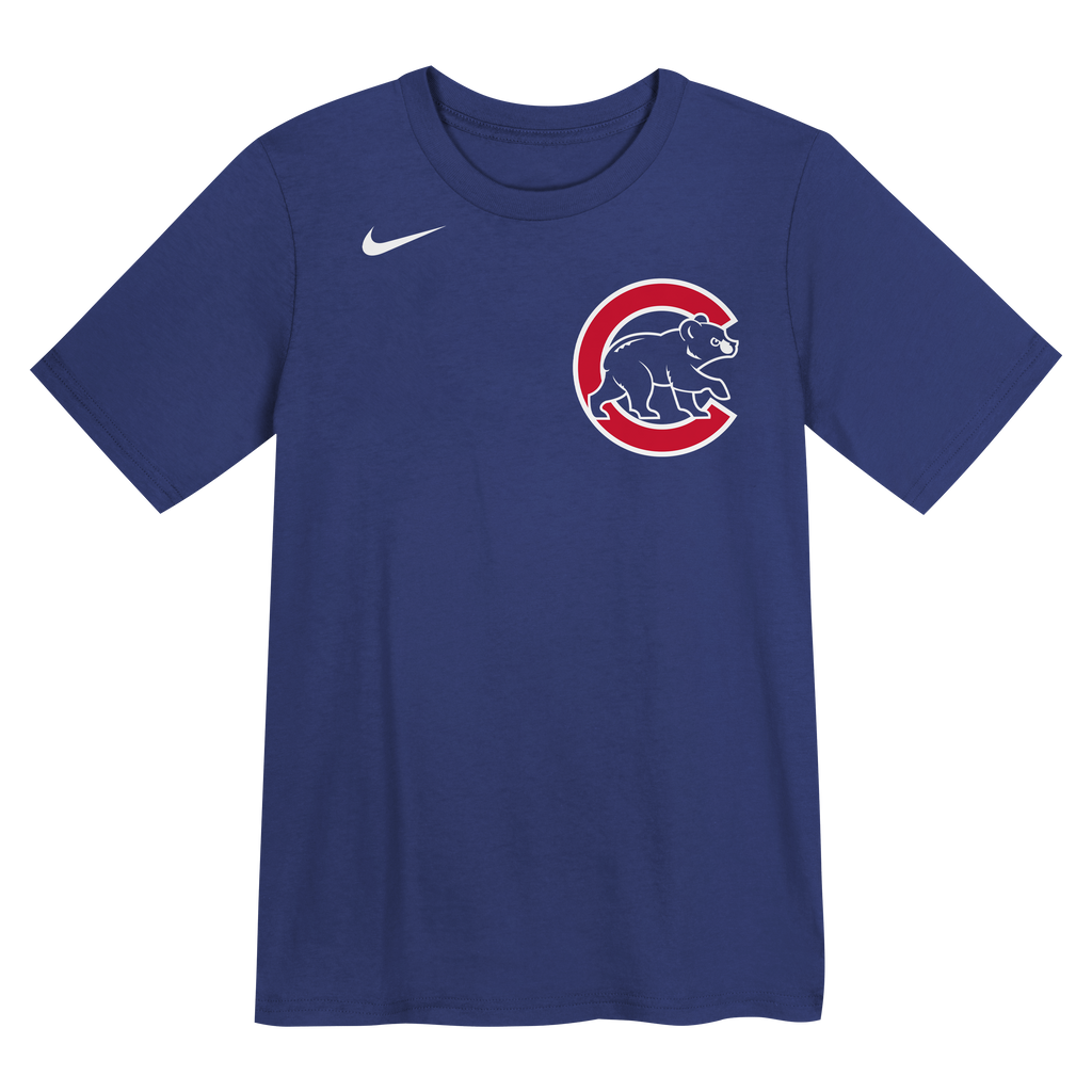 Child Chicago Cubs Pete Crow-Armstrong Royal Blue Nike Name And Number T-Shirt-Batterman product image 3, provided for