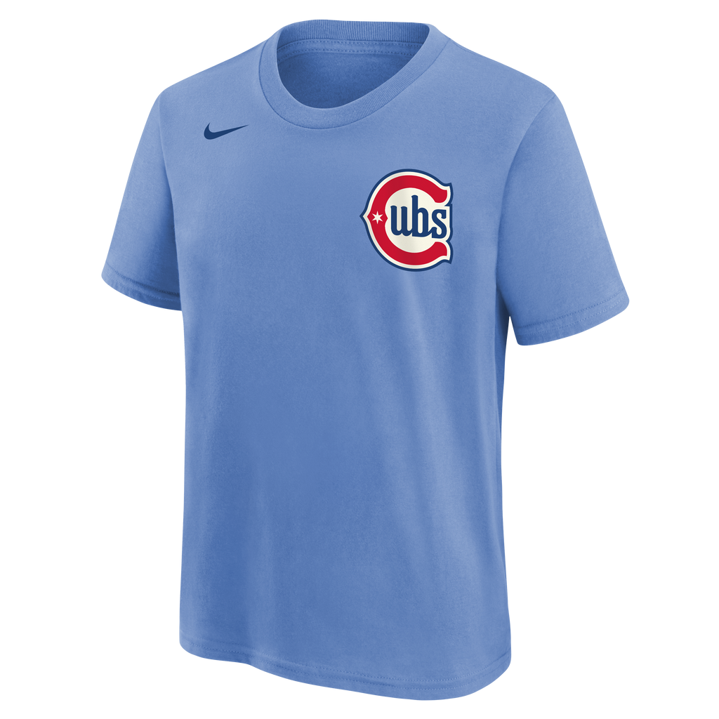 Youth Chicago Cubs Pete Crow-Armstrong Blues 2nd Alternate Nike Name And Number T-Shirt-Batterman product image 2, provided