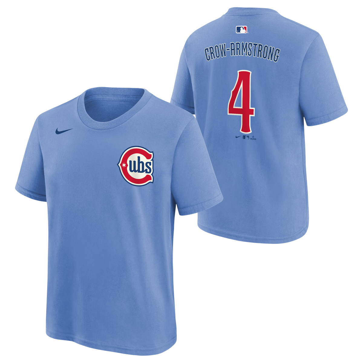 Youth Chicago Cubs Pete Crow-Armstrong Blues 2nd Alternate Nike Name And Number T-Shirt-Batterman product image 1, provided