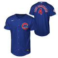 NIKE Youth Chicago Cubs Pete Crow-Armstrong Royal Blue Alternate Stadium Replica Jersey product image 1, provided for visual