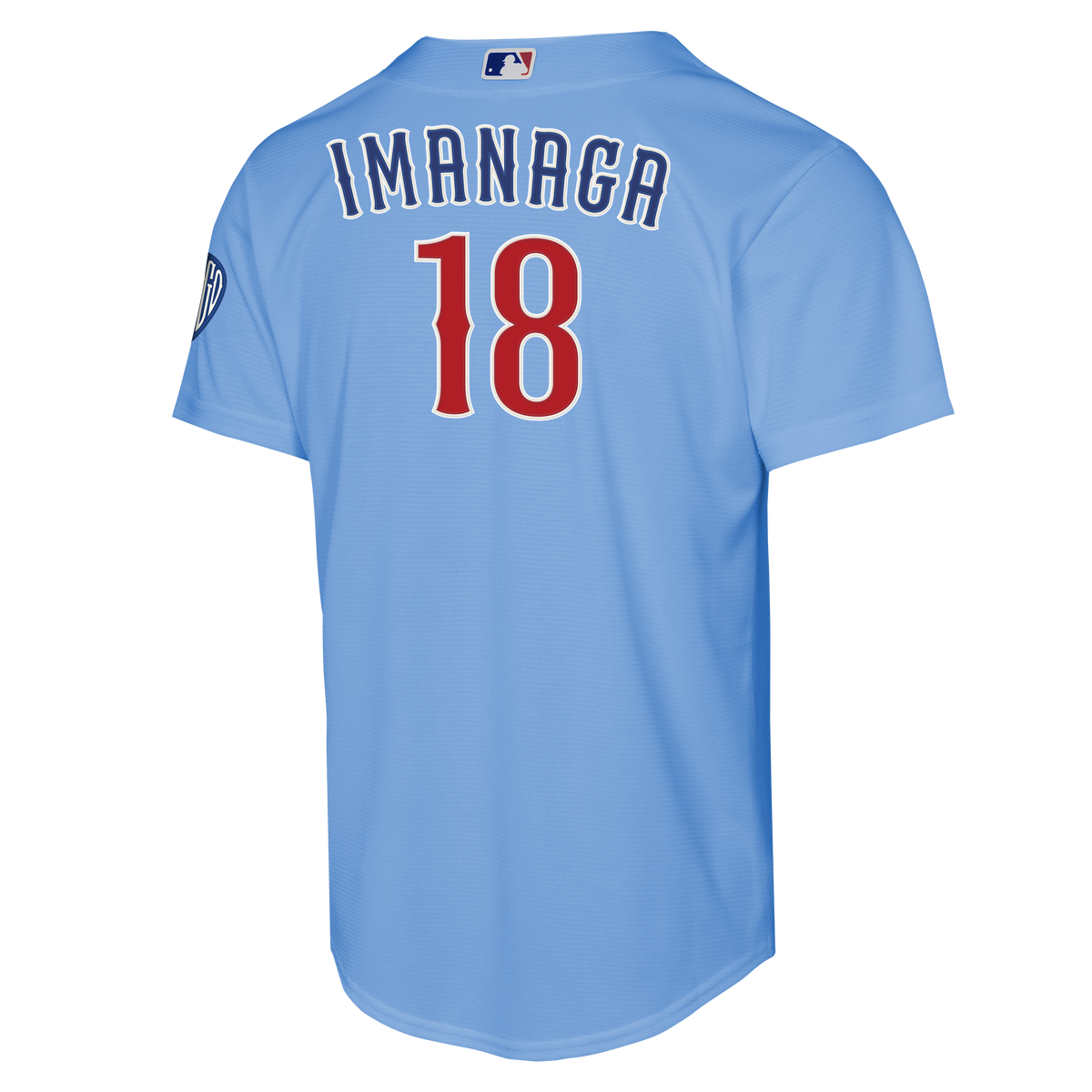 Youth Chicago Cubs Shota Imanaga Alternate 2 NIKE Homerun Powder Blue Replica Jersey product image 2, provided for visual