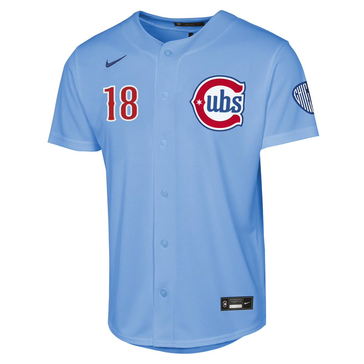 Youth Chicago Cubs Shota Imanaga Alternate 2 NIKE Homerun Powder Blue Replica Jersey product image 3, provided for visual
