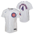 NIKE Youth Chicago Cubs Pete Crow-Armstrong Home White Stadium Replica Jersey product image 1, provided for visual reference