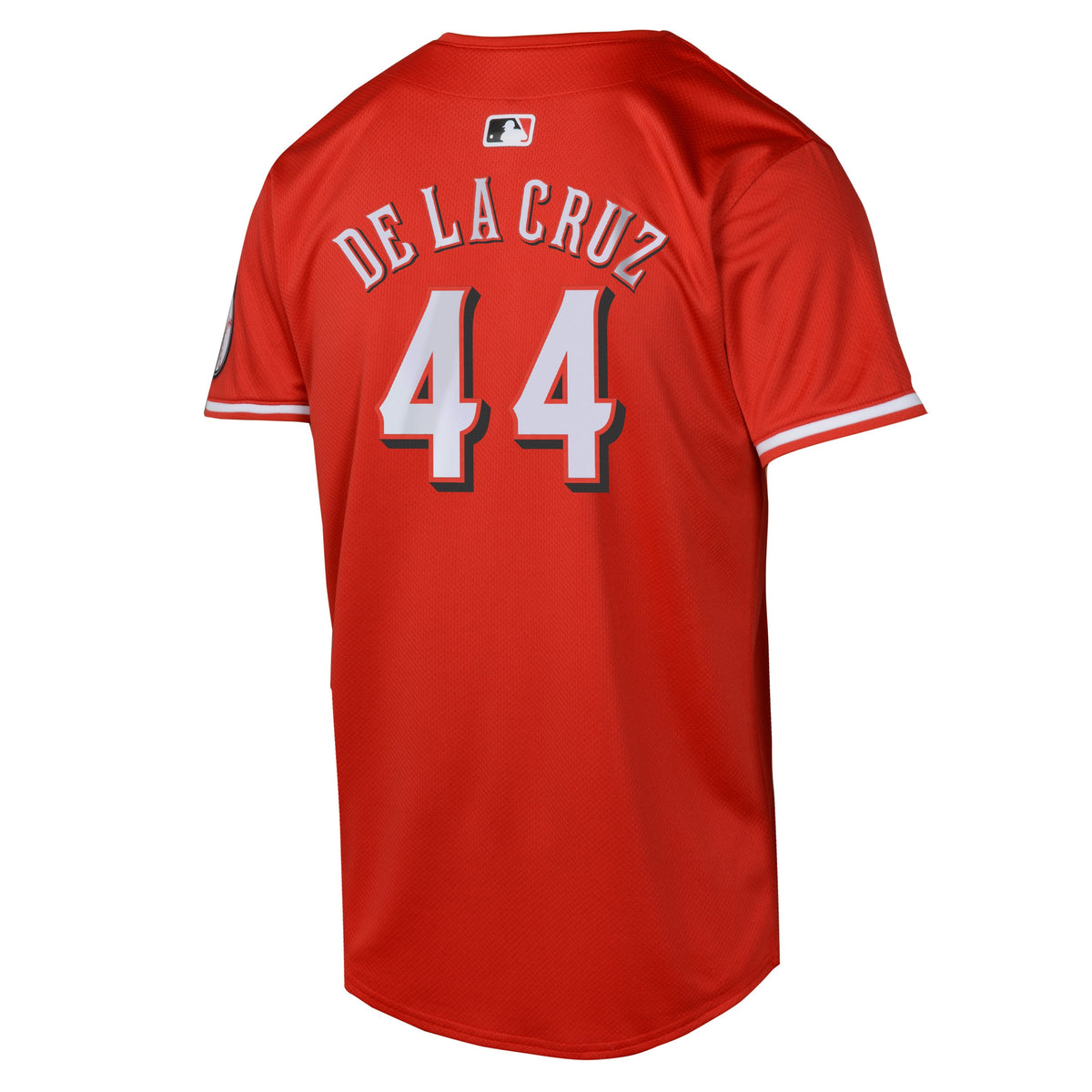Youth Elly De La Cruz Cincinnati Reds NIKE Red Alternate Home Run Replica Jersey product image 3, provided for visual