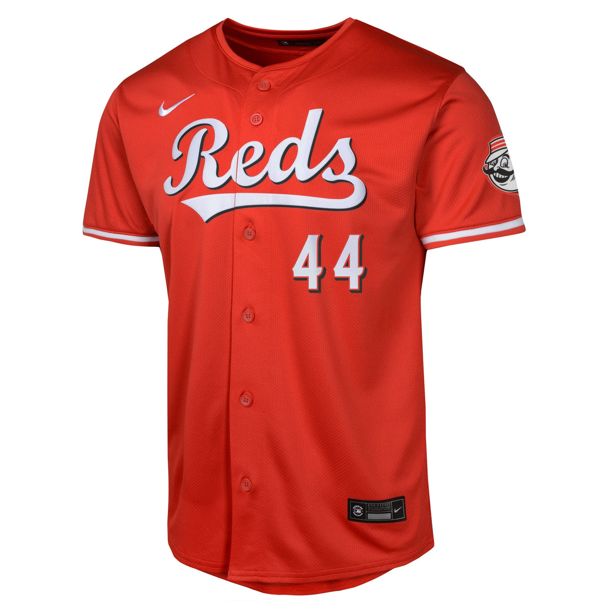 Youth Elly De La Cruz Cincinnati Reds NIKE Red Alternate Home Run Replica Jersey product image 2, provided for visual