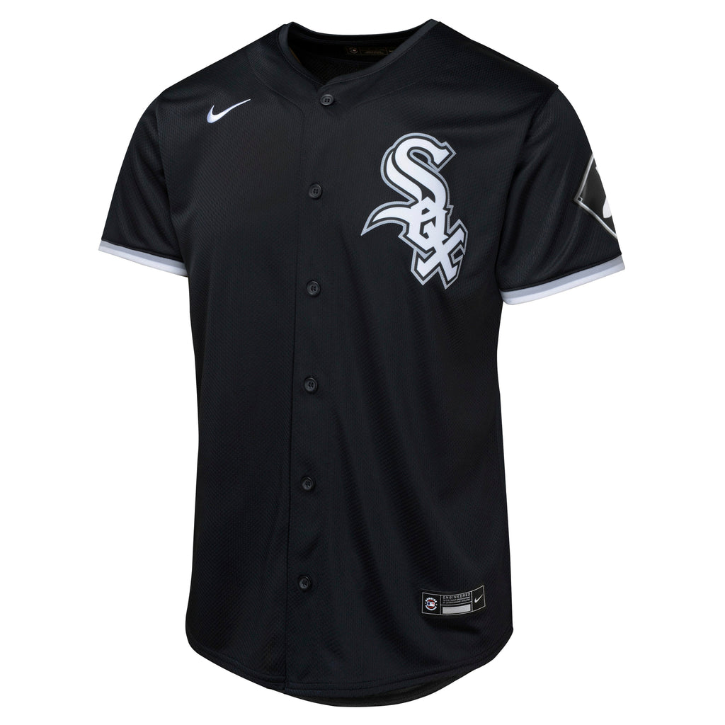 Youth Chicago White Sox Black Alternate Limited Replica Blank Jersey product image 2, provided for visual reference and