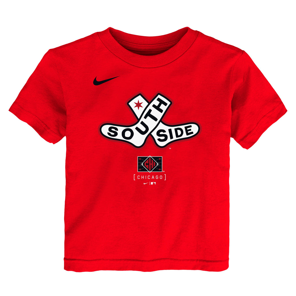 Kids Chicago White Sox Child Red City Connect Logo T-Shirt product image 2, provided for visual reference and product detail