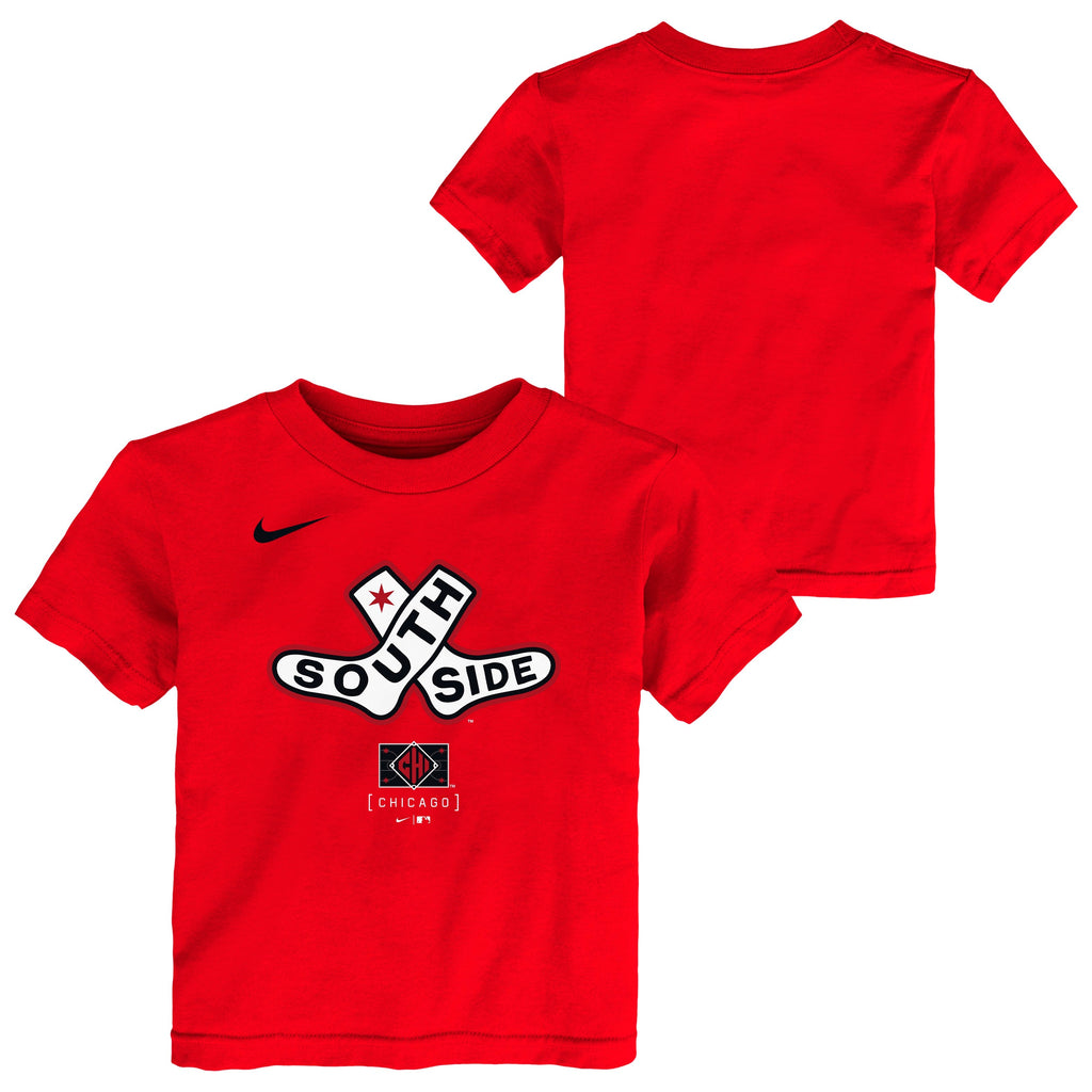 Kids Chicago White Sox Child Red City Connect Logo T-Shirt product image 1, provided for visual reference and product detail