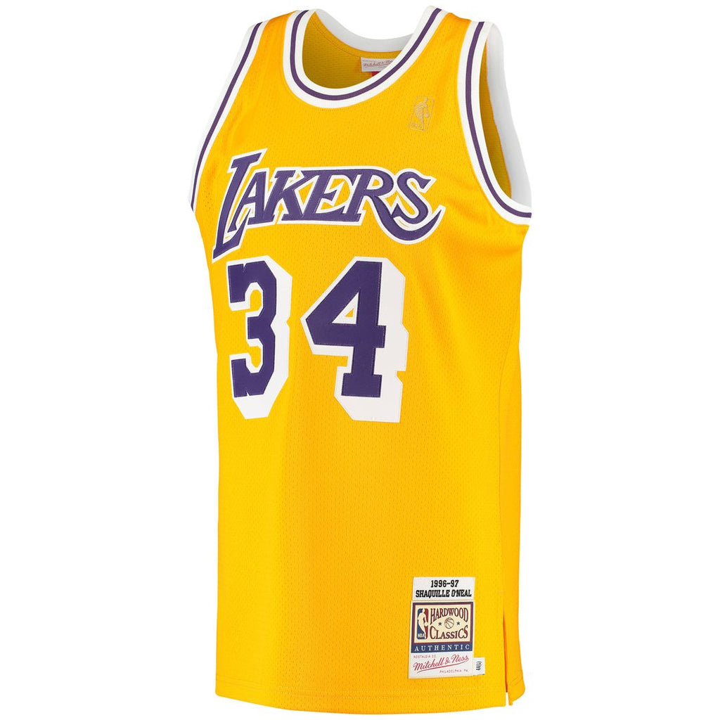 Los Angeles Lakers Shaquille O'Neal Mitchell & Ness 1996/97 product image 2